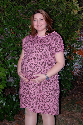 nine months pregnant!