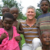 With kids in Wiah.jpg, Sinoe County Trip February 2009