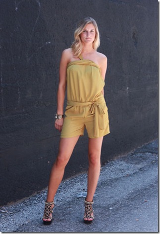 Gracia Mustard Romper F2 Gracia Mustard Romper F2