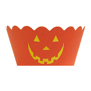 pumpkin cupcake wrap