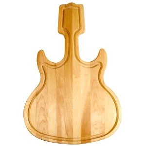 guitar-shaped cutting board