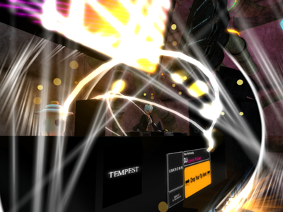 club TEMPEST パーティクルテスト 2010/01/16
