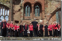 WorldSong in Coventry cathedral ruins 2005