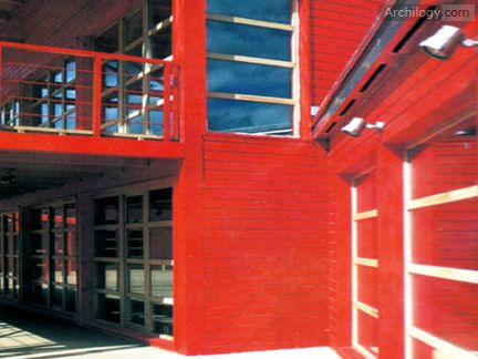 Detail Porch of Moscow Clubhouse
