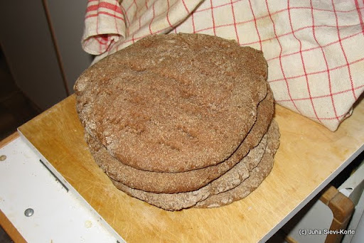 Ready bread fresh out of the stove
