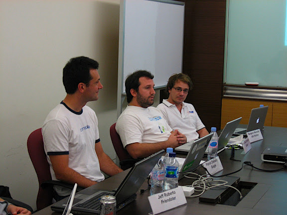The press session