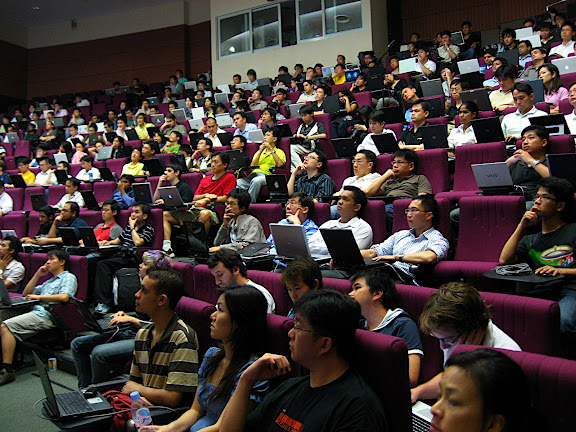 A fully packed room