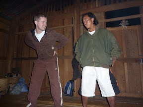Antii learning Jakar's hilarious Pineapple dance...