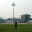 In the distance is Ho Chi Minh's Mausoleum, across the grass plains of death and embarrassment.