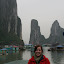 Lynette, exceptionally excited at the ethereal surroundings...
