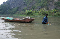We passed many locals churning their submerged paddy fields, which all explode into view in a few months time...