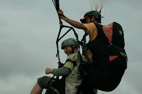Now coming in to land...