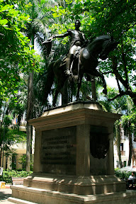 Good old Simon Bolivar; there is 100% guaranteed to be a plaza or statue of him in every city in Colombia.