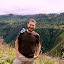 Steve in front of a beautiful view