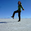 Lynette enjoying putting her foot down...