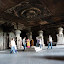 Inside one of the Jain temples, with a large Lotus flower spreading proudly from the ceiling.