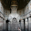 Lynette standing next to one of the Buddhist monuments.