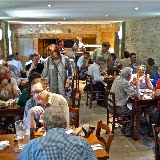 © Clive North: Lunch in the Dairy Restaurant, Folly Farm &ndash; 28-Jun-2010