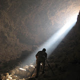 © John Waters: Cameraman, John Waters, Filming a Time-Lapse in Cave, Quatar &ndash; 06-Oct-2009