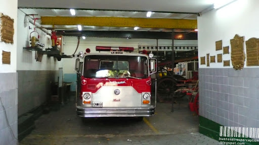 Mack CF 650 Fire Truck of the La Boca Fire Department in Buenos Aires, Argentina