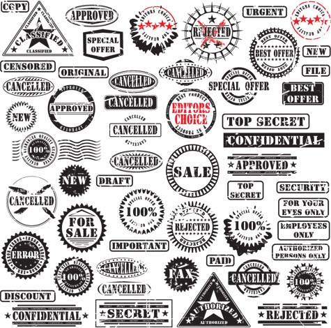 Black white stamps nicegfx.com