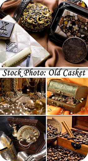 Stock Photo: Old casket