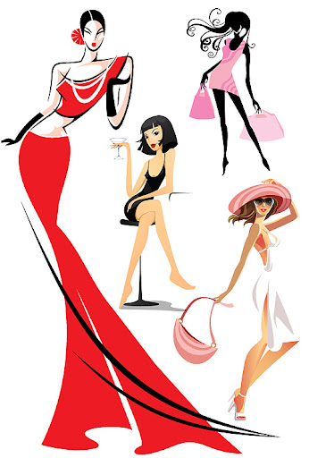 Stock Vectors - Elegant Girls nicegfx.com