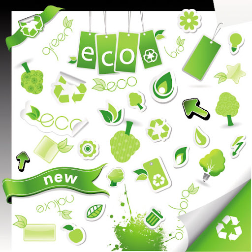 Stock Vector - Eco, Green Planet nicegfx.com