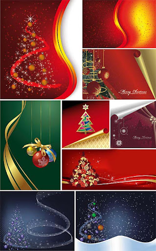 Christmas Vector Backgrounds nicegfx.com