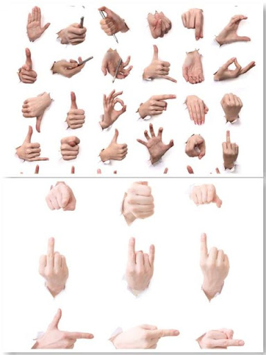 HQ Hand Signs  nicegfx.com