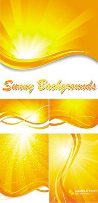 Sunny Backgrounds Vector nicegfx.com