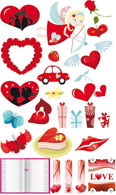 Love heart Collection Vector nicegfx.com