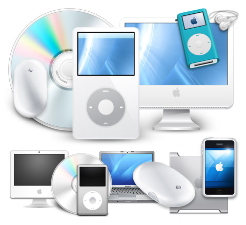 Icons Apple product nicegfx.com