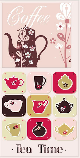 Vector stock - Tea and Coffee Background  nicegfx.com