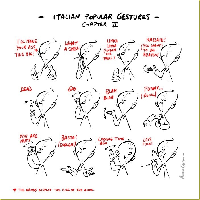 gesti degli italiani