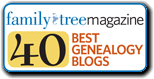 Family Tree Magazine 40 Best Genealogy Blogs