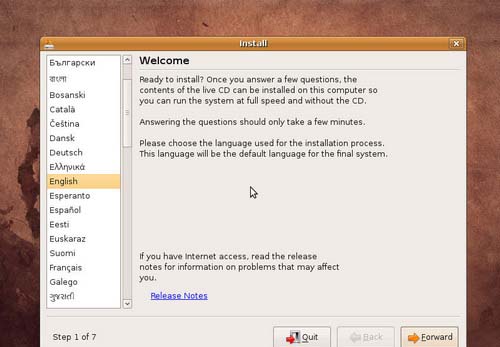 Ubuntu 45479053ai1 Linux Ubuntu 8.10 installation steps