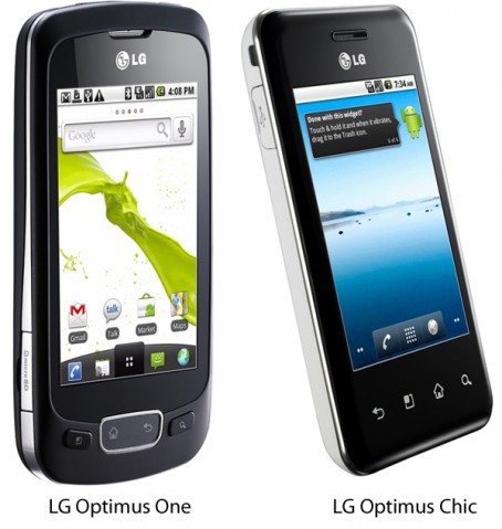 LG Optimus One Chic 454x479 LG launch of Optimus, complete with Android 2.2 smartpone
