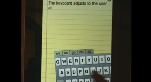BlindType BlindType, text input application for the iPhone
