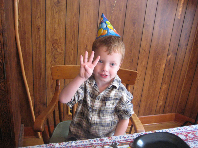 Im four, mom