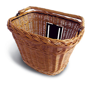 Basil Natural Wicker - $130 - Made in Holland, Quick Release with steel inner structure for strength