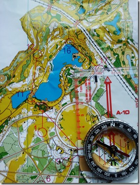 Carte d'orientation du parc de la courneuve