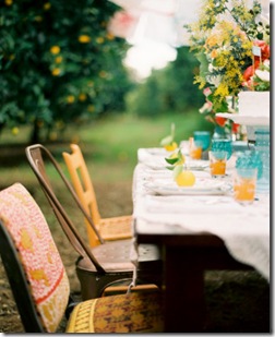 Casa de Valentina - via Style Me Pretty - diversas cadeiras Casa de Valentina - via Style Me Pretty - diversas cadeiras