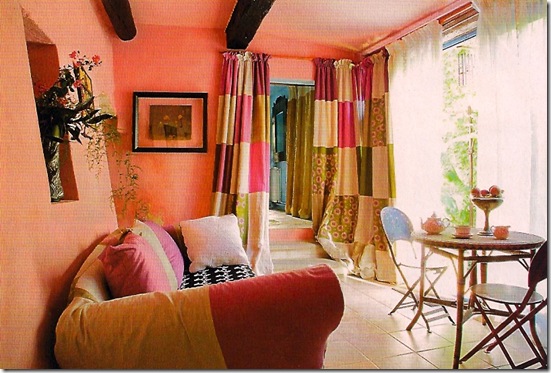 Casa de Valentina - cortina quadriculada