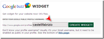 google buzz widget google buzz widget