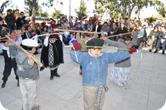 Niños en en Inauguración de Obra de Gas en San Clemente