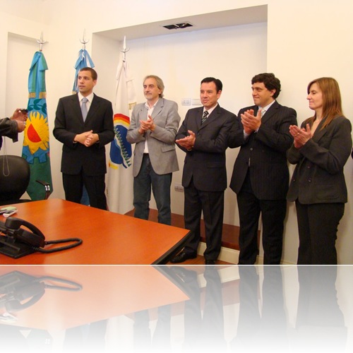 Marcelo Bonavita junto a nuevos miembros del gabinete