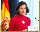 La ministra española Ángeles González-Sinde