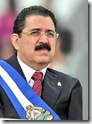 El presidente depuesto Manuel Zelaya