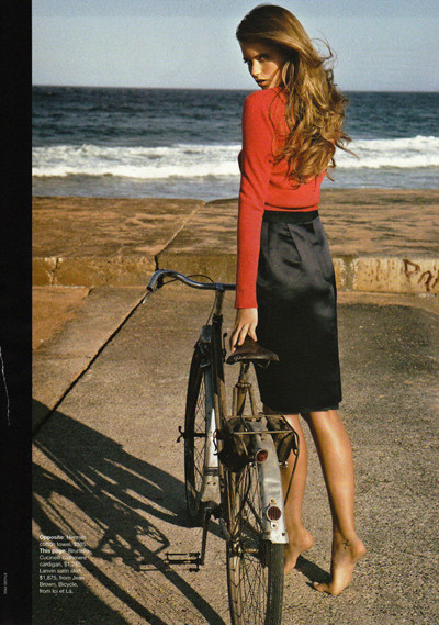 Dress Model Photoshop on Magazine Vogue Australia Model Abee Lee Photographer Max Doyle Related
